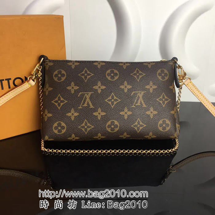 路易威登LV頂級原單 M41638黑色 PALLAS CLUTH 多功能包袋 YDH1510